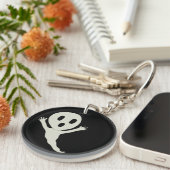 Chibi-achtige geest sleutelhanger (Voorkant Rechts)