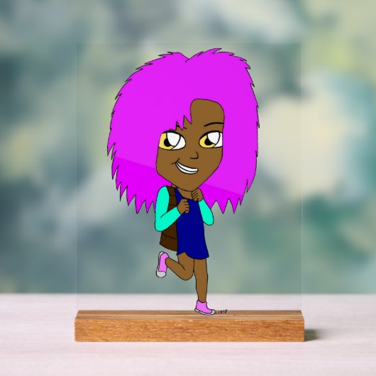 chibi acryl bord (Neutraal)