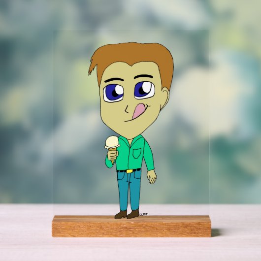 chibi acryl bord (Neutraal)