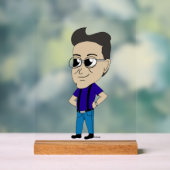 chibi acryl bord (Neutraal)