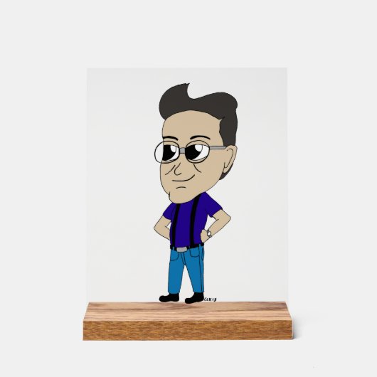 chibi acryl bord (Voorkant)