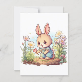 Chibi animal briefkaart