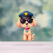 Chibi Anime Police Poodle Chien (Neutre)