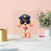 Chibi Anime Police Poodle Chien (Mariage)