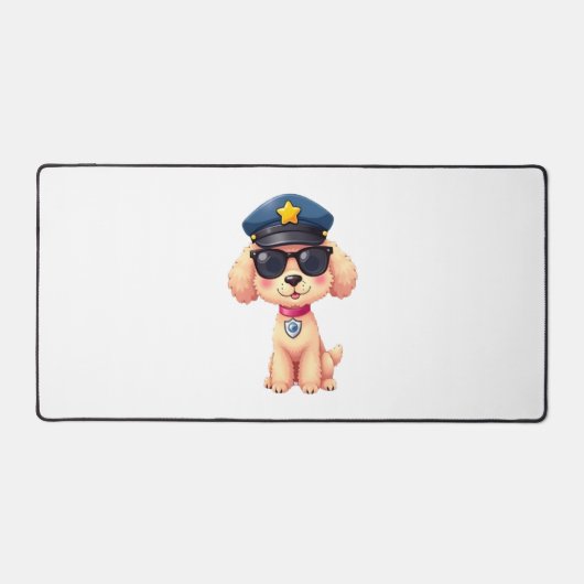 Chibi Anime Police Poodle Chien (Recto)