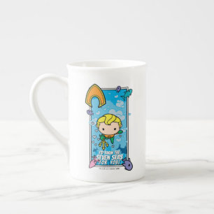 Chibi Aquaman - Ik zal de zeven Zeeen draaien Porselein Kop