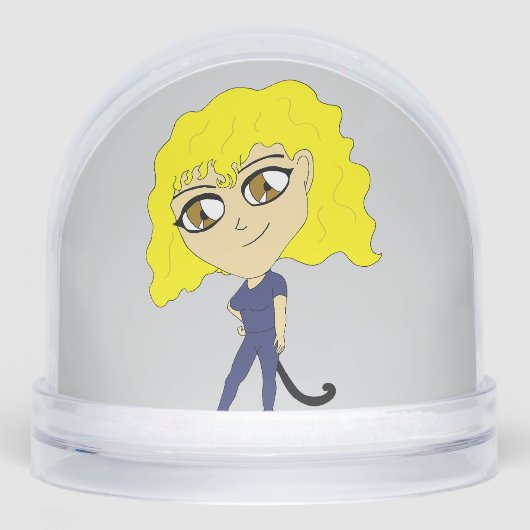 Chibi avec un chat comme une queue (Avant)