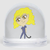 Chibi avec un chat comme une queue (Arrière)