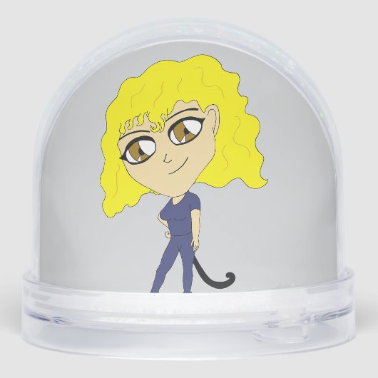 Chibi avec un chat comme une queue (Arrière)