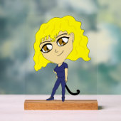 Chibi avec un chat comme une queue (Neutre)