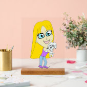 Chibi avec un chiot (Mariage)