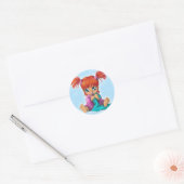 Chibi Baby Ronde Sticker (Envelop)
