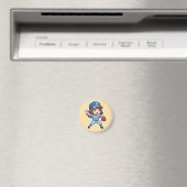 Chibi Baseball 2026 Editie - Pitcher Stride Magneet (Insitu (Vaatwasser))