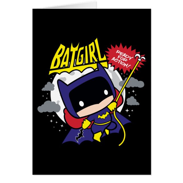Chibi Batgirl klaar voor actie (Voorkant)