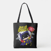 Chibi Batgirl klaar voor actie Draagtas (Achterkant)