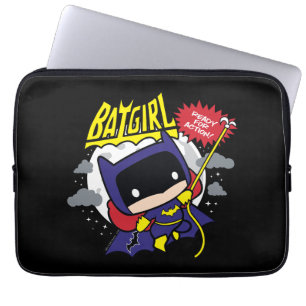Chibi Batgirl klaar voor actie Laptop Sleeve