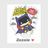 Chibi Batgirl klaar voor actie Sticker (Vel)