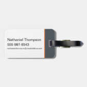 Chibi Batman Batcycle Bagagelabel (Achterkant horizontaal)