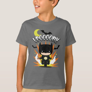 Chibi Batman Batcycle T-shirt