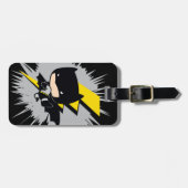 Chibi Batman Bliksem Kick Bagagelabel (Voorkant horizontaal)