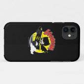 Chibi Batman in Batmobile Case-Mate iPhone Case (Achterkant (horizontaal))