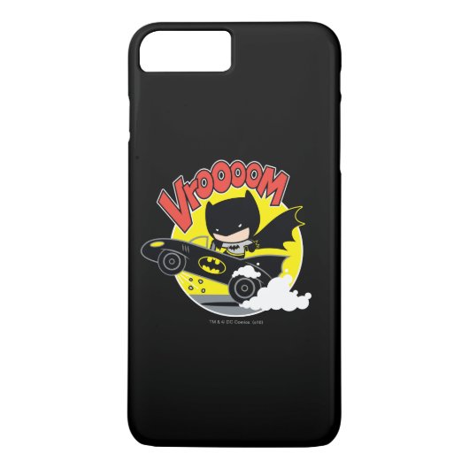 Chibi Batman in Batmobile Case-Mate iPhone Case (Achterkant)
