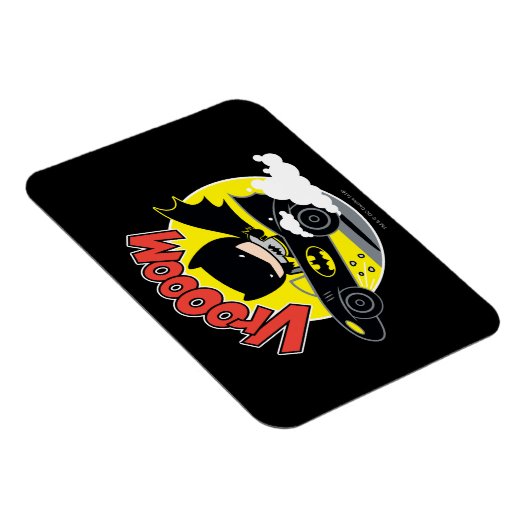 Chibi Batman in Batmobile Magneet (Rechterzijde)