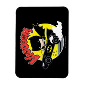 Chibi Batman in Batmobile Magneet (Verticaal)