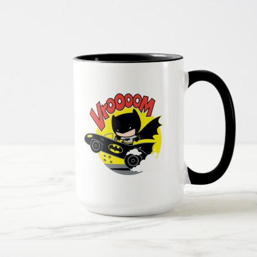 Chibi Batman in Batmobile Mok (Rechts)