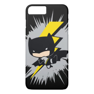 Chibi Batman Lightning Kick iPhone 8 Plus / 7 Plus Hoesje