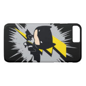 Chibi Batman Lightning Kick Case-Mate iPhone Case (Achterkant (Horizontaal))