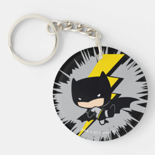 Chibi Batman Lightning Kick Sleutelhanger