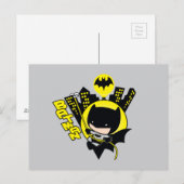 Chibi Batman Scaling the City Briefkaart (Voorkant / Achterkant)