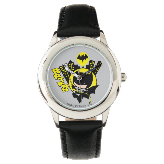 Chibi Batman Scaling the City Horloge (Voorkant)