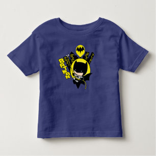 Chibi Batman Scaling the City Kinder Shirts