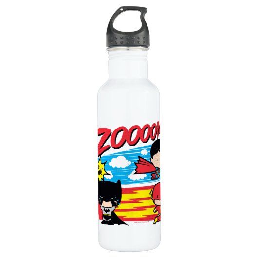 Chibi Batman te traag! Waterfles (Voorkant)