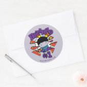 Chibi Bizarro #1 Ronde Sticker (Envelop)