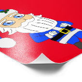Chibi Blauwe Pak Sinterklaas Foto Afdruk (Hoek)