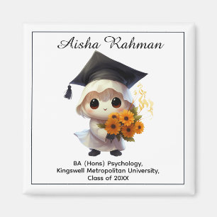 🎓Chibi Blossom Afstuderen Magneet