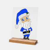 Chibi Blue Suit Père Noël (Angle)