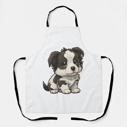 Chibi Border Collie Schort (Voorkant)