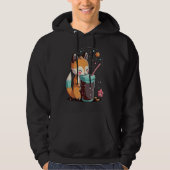 Chibi Bubble Tea Fox Boba Tea Hoodie (Voorkant)