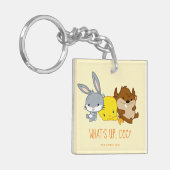 Chibi BUGS BUNNY™, TWEETY™ & TAZ™ Sleutelhanger (Voorkant Links)