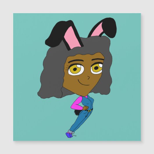 chibi bunnygirl (Voorkant)