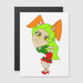 chibi bunnygirl (Voorkant / Achterkant)