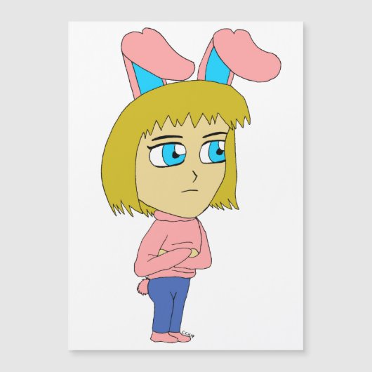 chibi bunnygirl (Voorkant)
