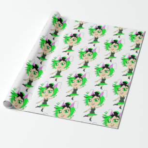 chibi bunnygirl cadeaupapier
