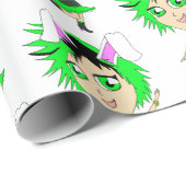 chibi bunnygirl cadeaupapier (Rol Hoek)