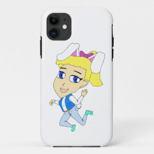 chibi bunnygirl iPhone 11 hoesje