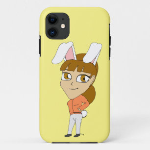 chibi bunnygirl iPhone 11 hoesje